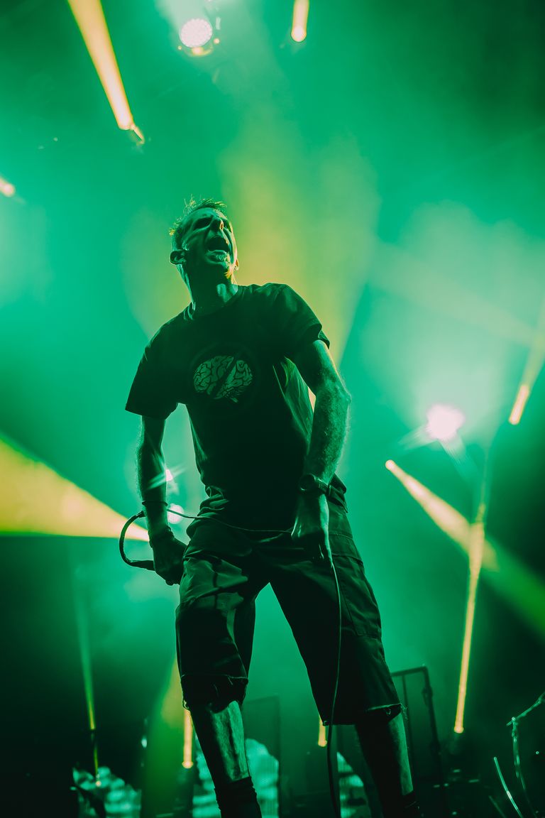 Lamb of God performing live at AEC Theatre in Adelaide